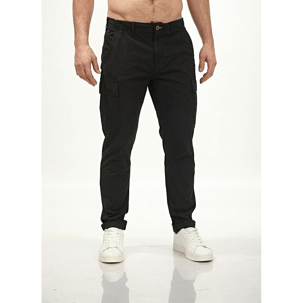 126.MW716.177.100-BLACK BLUE CRAFT CARGO PANTS STRAIGHT HENDRIX BLACK - Image 1