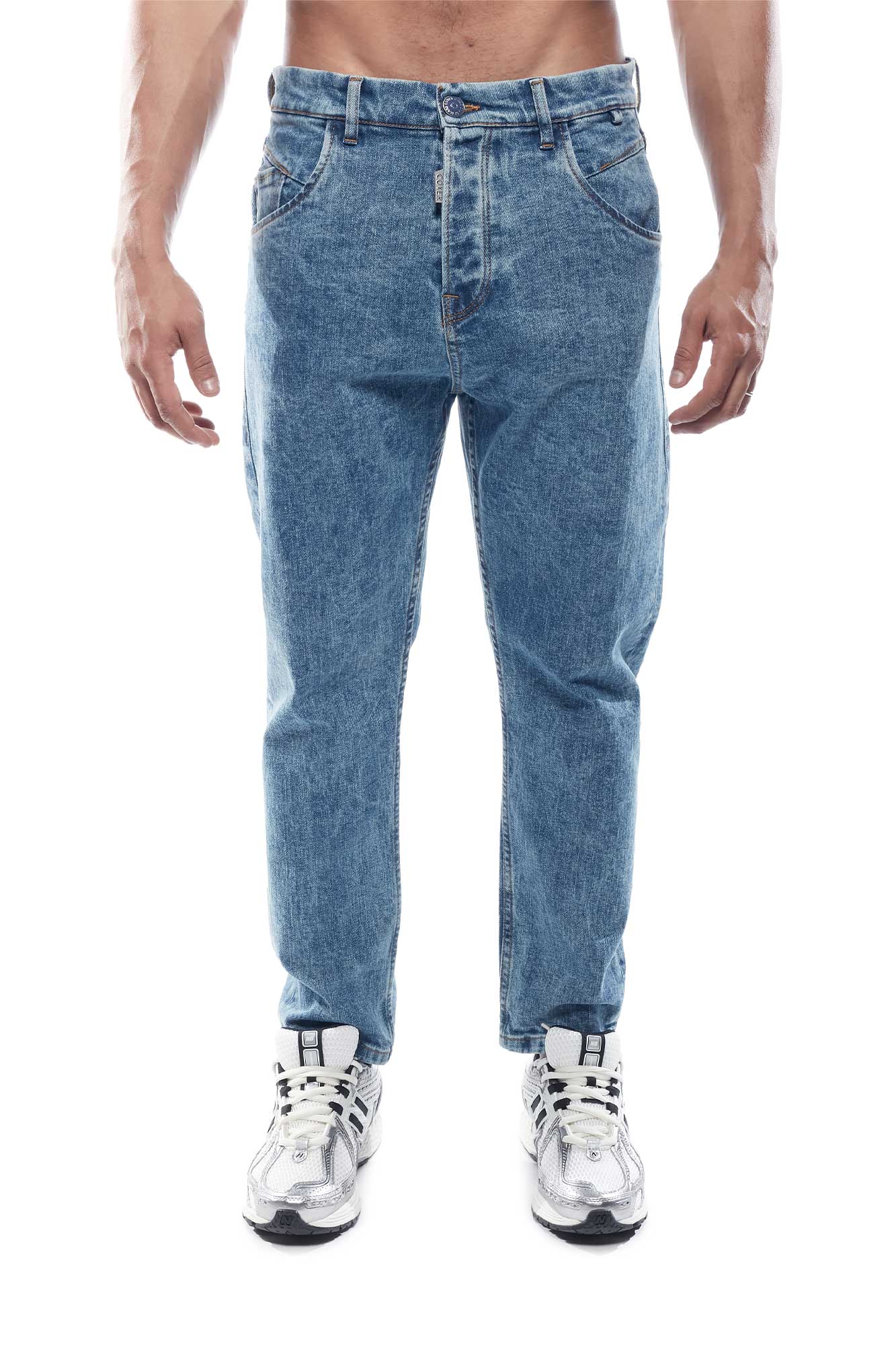 Q3094-32-Monaco-Jeans-CoverSS26-1 COVER JEANS MONACO 3D LOOSE CROPPED FIT BLUE - Image 1