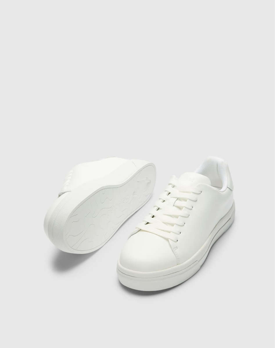 viewimage (1) SELECTED SNEAKERS DAVID CHUNKY LEATHER WHITE - Image 1